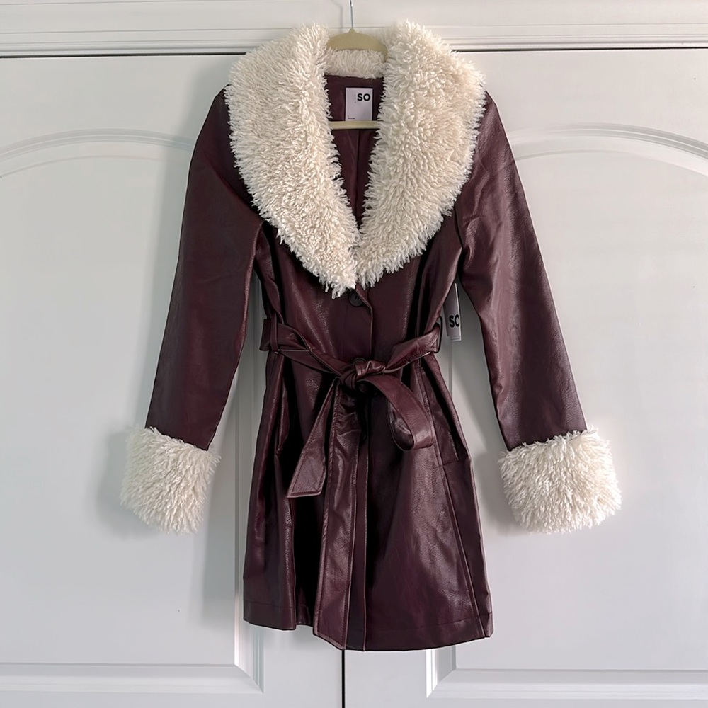 SO Penny Lane Burgundy Jacket